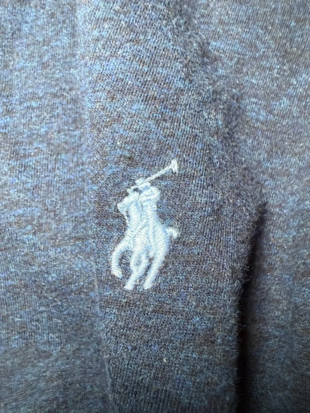 Polo Ralph Lauren Heather Navy V-Neck Tee XL SOFT